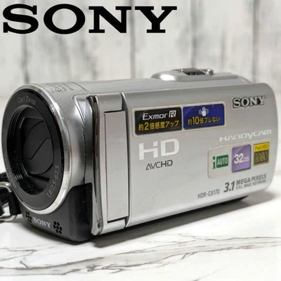Sony HDR-CX170 Handycam HD Camcorder Black w/ Battery Tested Working - Image 1 of 4