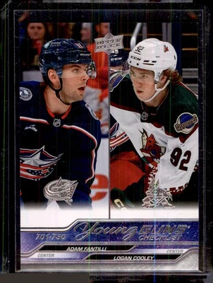 2023-24 Upper Deck #730 Young Guns Checklist (Adam Fantilli / Logan Cooley) YG - Image 1 of 2