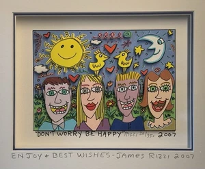 James RIZZI: original 3D "DON'T WORRY BE HAPPY", 2x handsigniert, 2007, gerahmt - Bild 1 von 12