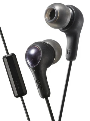 Gumy Plus Inner Ear Headphones with Mic Remote 3.5mm Jack Comfortable Fit - Image 1 of 4