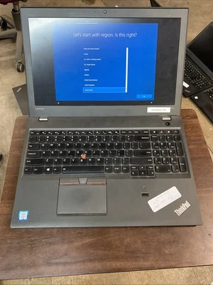 Lenovo Thinkpad P50s i7-6700u 2.5GHz, 16GB Ram, 250GB SSD, Windows 10 Foto 1 de 4