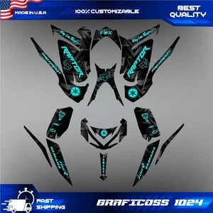 Yamaha Raptor 700 700R graphics kit 2013 2014 2017 to 2025 decals stickers atv - Picture 1 of 8