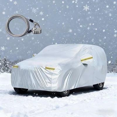 All Weather Fleece Lining Full Cover Rain UV Protection W/Zipper For Audi Q5 USA Foto 1 de 4