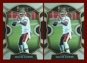 2020 Panini Select Lot #21 Dwayne Haskins Washington Commanders Football Chrome - Picture 1 of 4