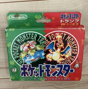 Pokemon Poker Playing Cards Deck Red Green Charizard Venusaur Japanese w/ Box - Picture 1 of 8
