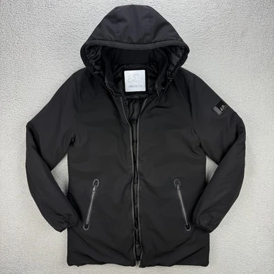 Abrigo Yes Zee Mujer Extra Grande XL Negro Plumón Puffer Chaqueta Parka Con Capucha Invierno Foto 1 de 4