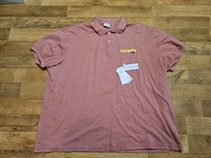 LACOSTE Herren Big & Tall BIG 4XLB pfirsichfarbenes Poloshirt BIG 4X neu mit Etikett - Bild 1 von 8
