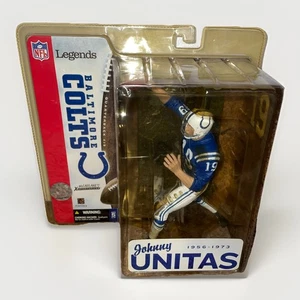 NFL Legends Johnny Unitas Baltimore Colts Actionfigur 2005 McFarlane Toys NRFP - Bild 1 von 4