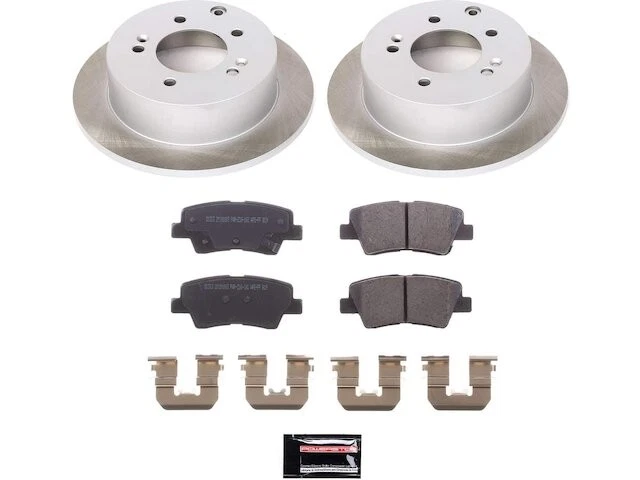 Kit de pastillas de freno trasero y rotor para 10-13 Kia Soul GW68G5 Foto 1 de 1