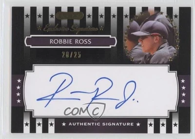 2008 Razor Signature Series Exclusive Signatures Black /25 Robbie Ross Auto - Image 1 of 2