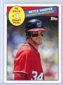Sujetador Bryce Harper 2016 Topps Archives 1985 Topps #1 selección draft - Imagen 1 de 2