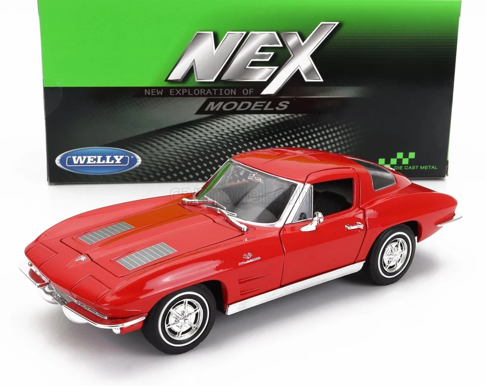 1/24 WELLY - CHEVROLET - CORVETTE 1963 WE24073R - Immagine 1 di 1