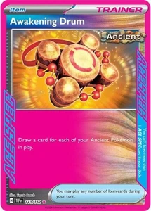 Pokemon Temporal Forces Awakening Drum 141/162 ACE SPEC Rare Normal Card - Picture 1 of 1