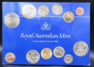 1984 Australia Uncirculated UNC Coin Set - Royal Australian Mint - Clear!!!! - Picture 1 of 9