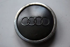 Rare Classic Audi BC107 Gray Alloy Wheel Center Plastic Cap Cover Hub - Bild 1 von 5