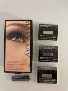 MARY KAY MINERAL EYE COLOR BUNDLES FOR GREEN EYES moonstone sweet plum sienna - Picture 1 of 5