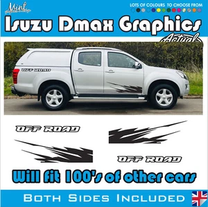ISUZU DMAX TRUCK 4x4 Side OFFROAD Decals Stickers Rodeo Graphics N/P&P 028 - Picture 1 of 5