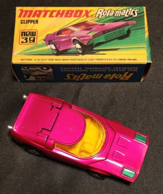 ROLAMATICS MATCHBOX CLIPPER VINTAGE 39 1:57 no hot wheels polistil lesney 1:66 - - Immagine 1 di 4