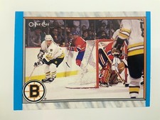 1989-90 Boston Bruins 298 OPC Final Standing O-Pee-Chee Hockey Card 077Z