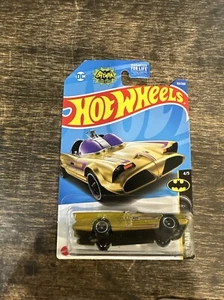 Hot Wheels Batman TV series Batmobile. Gold - Picture 1 of 5