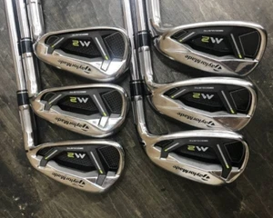 Taylormade M2 2017 Iron Set #5-9,P,A (7Clubs) /Flex S Stiff REAX 88HL - Picture 1 of 6