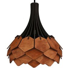 Modern Style Luminaire Ceiling Lighting Wood Lamp Shade Wood Lamp Pedant light