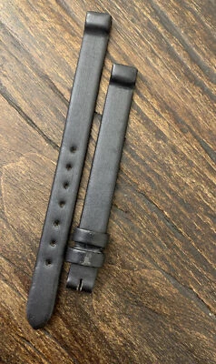 Correa de reloj Cartier 8,5/8 gris oscuro tela de lona cepillada AUSTRIA auténtica nueva Foto 1 de 4