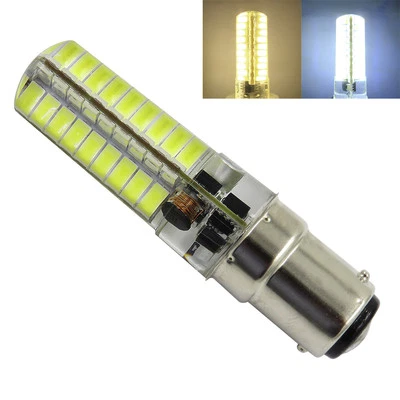 BA15D 1142 LED Light Bulb 12V-24V 5W 72pcs 5730 SMD Silicone lamp White/Warm G - Image 1 of 4