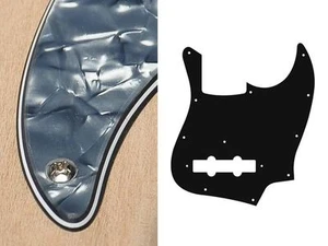 Battipenna Basso Elettrico Fender Jazz Bass Nero Perlato Vintage 4 Strati JB-410 - Foto 1 di 1