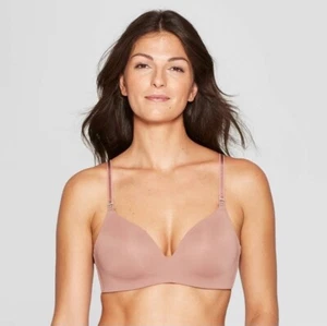 NWT! Auden Women's Nursing Wirefree Bra MAUVE 42D FREE SHIPPING! - Picture 1 of 5