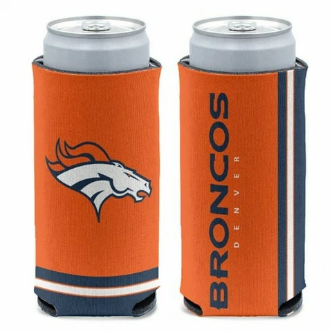 Denver Broncos NFL Slim Can Cooler Cover