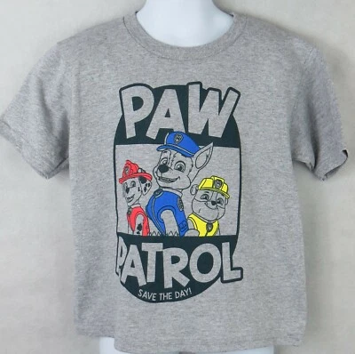 Paw Patrol Boys T-Shirt Officially Licensed Gray Save the Day - Image 1 of 4