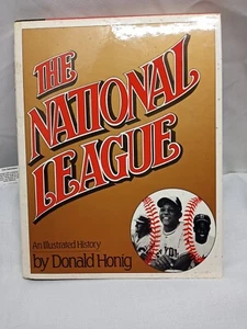 The National League by Donald Honig 1983 FIRST EDITION Hardcover Baseball Book - Imagen 1 de 5