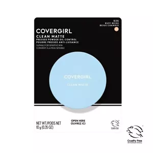 CoverGirl Clean Matte Pressed Powder 525 Buff Beige - Picture 1 of 4