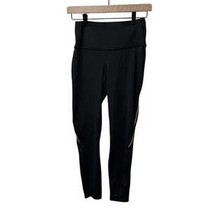 90 Degree By Reflex Leggings, Athletic, Size Small, Black, Pink Line, Pocket - Picture 1 of 8