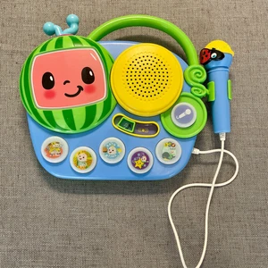 Cocomelon My First Sing- Along Boombox with Microphone Baby Toy - Picture 1 of 5