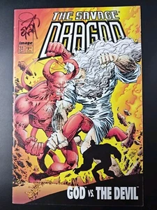 Savage Dragon #31 Uncensored (Empty Logo) Image 1996 signed by Erik Larson - Picture 1 of 4