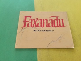 Faxanadu Nintendo NES Instruction Booklet Manual Only
