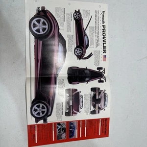 1997 Plymouth Prowler Original Imp Brochure Specs Info Chrysler 97 99 00 01 02 - Picture 1 of 3