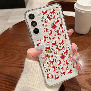 For Samsung S25 Ultra S24FE S23 A17 A15 A16 A56 A55 Cartoon Christmas Case Cover - Picture 1 of 21