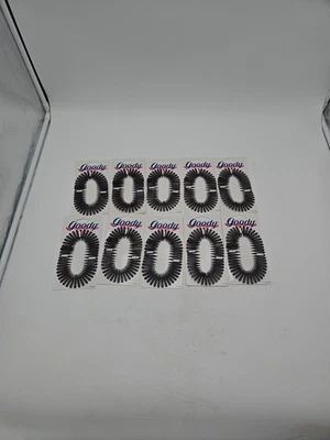 Lot of 10 - Goody Plastic Flexible Comb for Ponytail Headband Double Wrap Vtg  - Image 1 of 4