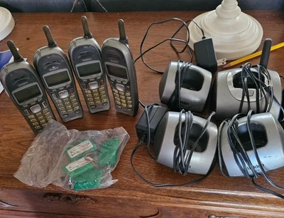 Uniden Cordless Phone System - 4 Handsets with base - Image 1 of 3