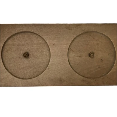 Molde para Pasteles Kashigata Tallado en Madera Japonés De Colección Dulce Wagashi Mikan Naranja Kg692 Foto 1 de 4