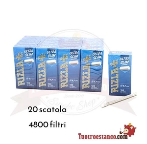 Rizla Filtri Ultra Slim 5,7 mm – 20 Bustine da 120 Filtri cadauna - Imagen 1 de 3