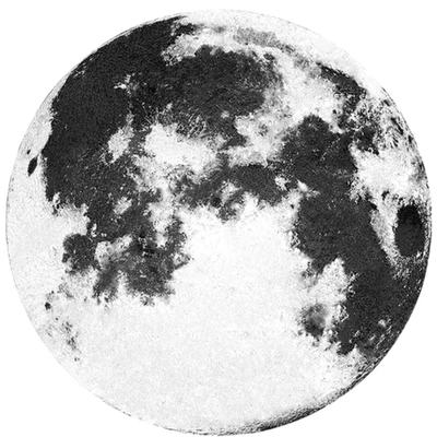 The Moon Wooden Jigsaw Puzzle Round Shape Adults Kids Small/A5 NIB - Image 1 of 4