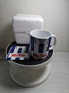 Sheffield Wednesday Home Shirt Printed Mug season 1990-1992 with coaster - Picture 1 of 6