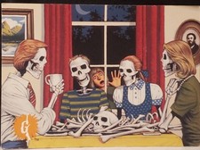 1996 Goosebumps Card Amandas Dream RL Stine #1 Topps Velez Artist