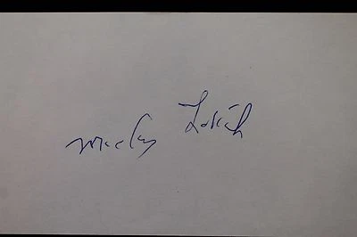 Mickey Lolich Padres Tigers Mets Autographed 3x5 Signed Index Card JSA 17D - Image 1 of 4