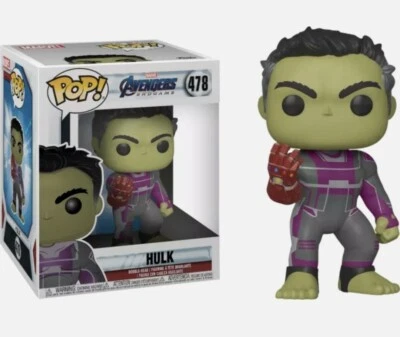 Marvel: Avengers Endgame - Hulk Pop! Vinilo #478 (con guante) 6 pulgadas Foto 1 de 4