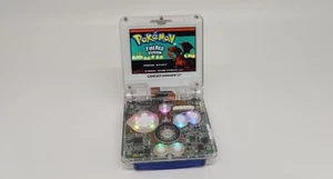 Gameboy Advance SP IPS Akku spiegelnd klar RGB USB C Laden und Audio - Bild 1 von 2